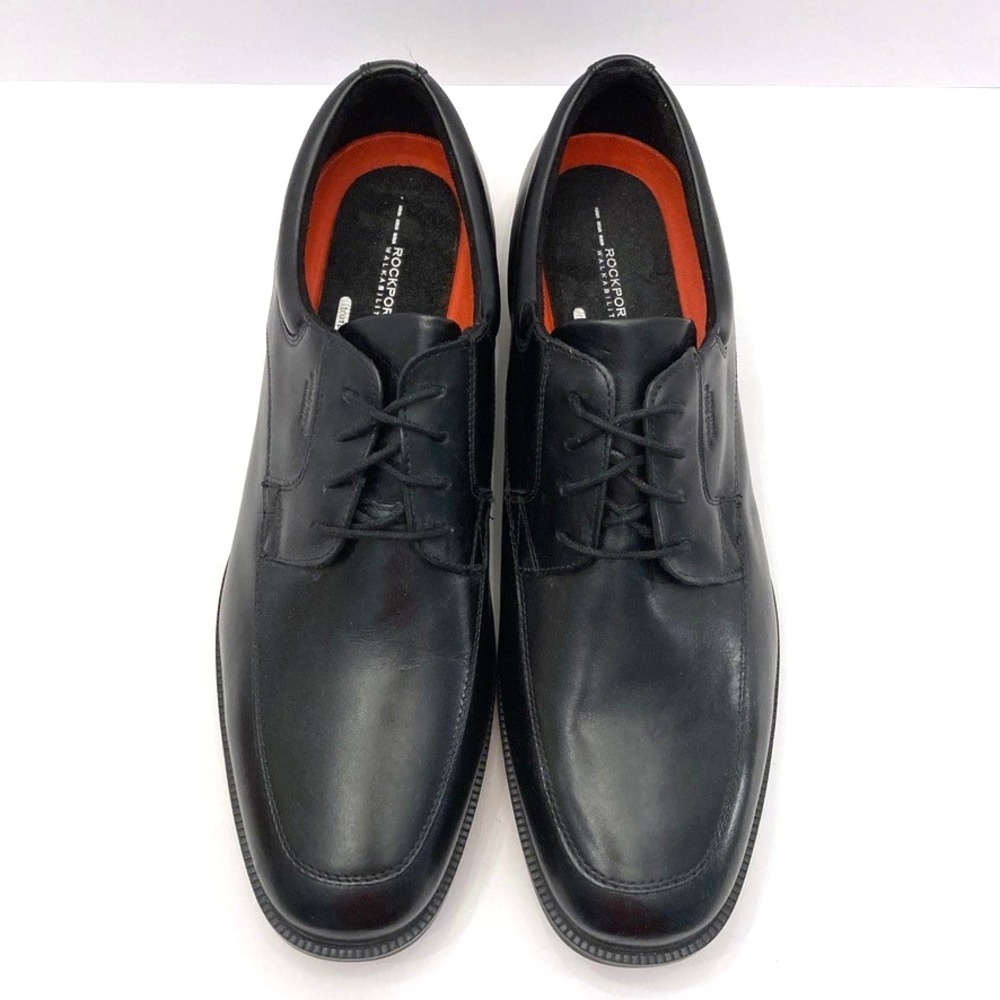 Rockport TruTech Hydro Shield Shoes Lace Up‎ Black Leather Mens 16 Waterproof